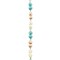 Crystal Lane DIY Glass Garden 8mm Assorted Colors Pears Bead Strand